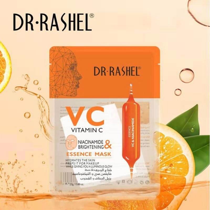 Dr.Rashel VC Vitamin C Essence Mask ( 5 Pcs ) - BEAUTY BAR