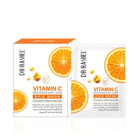 Dr.Rashel Vitamin C Brightening & Anti Aging Silk Mask ( 5 pcs ) - BEAUTY BAR