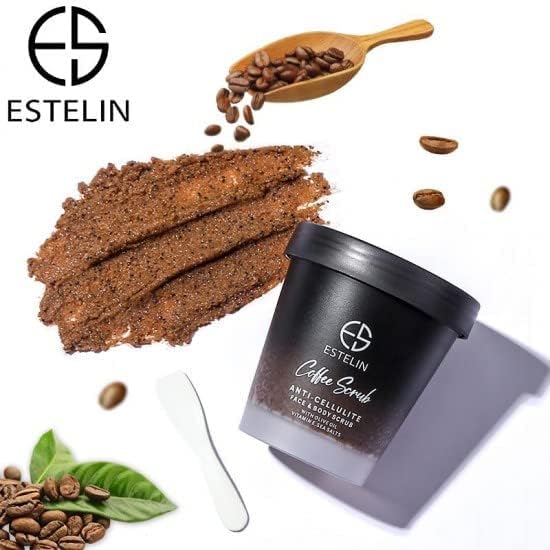 Estelin Anti-Cellulite Face & Body Coffee Scrub - BEAUTY BAR