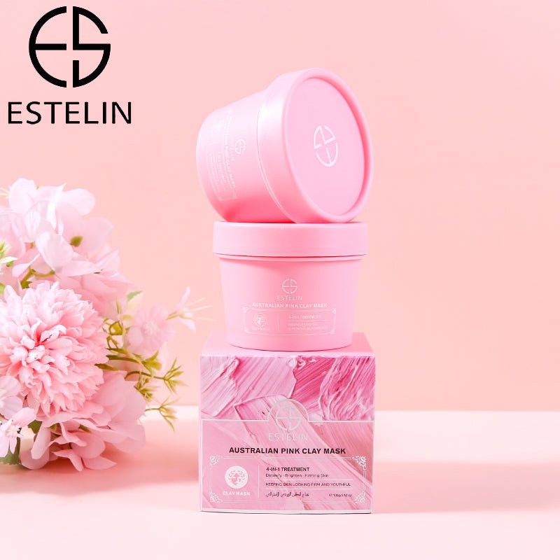 Estelin Australian Pink Clay Mask 4-In-1 Treatment 100g - BEAUTY BAR