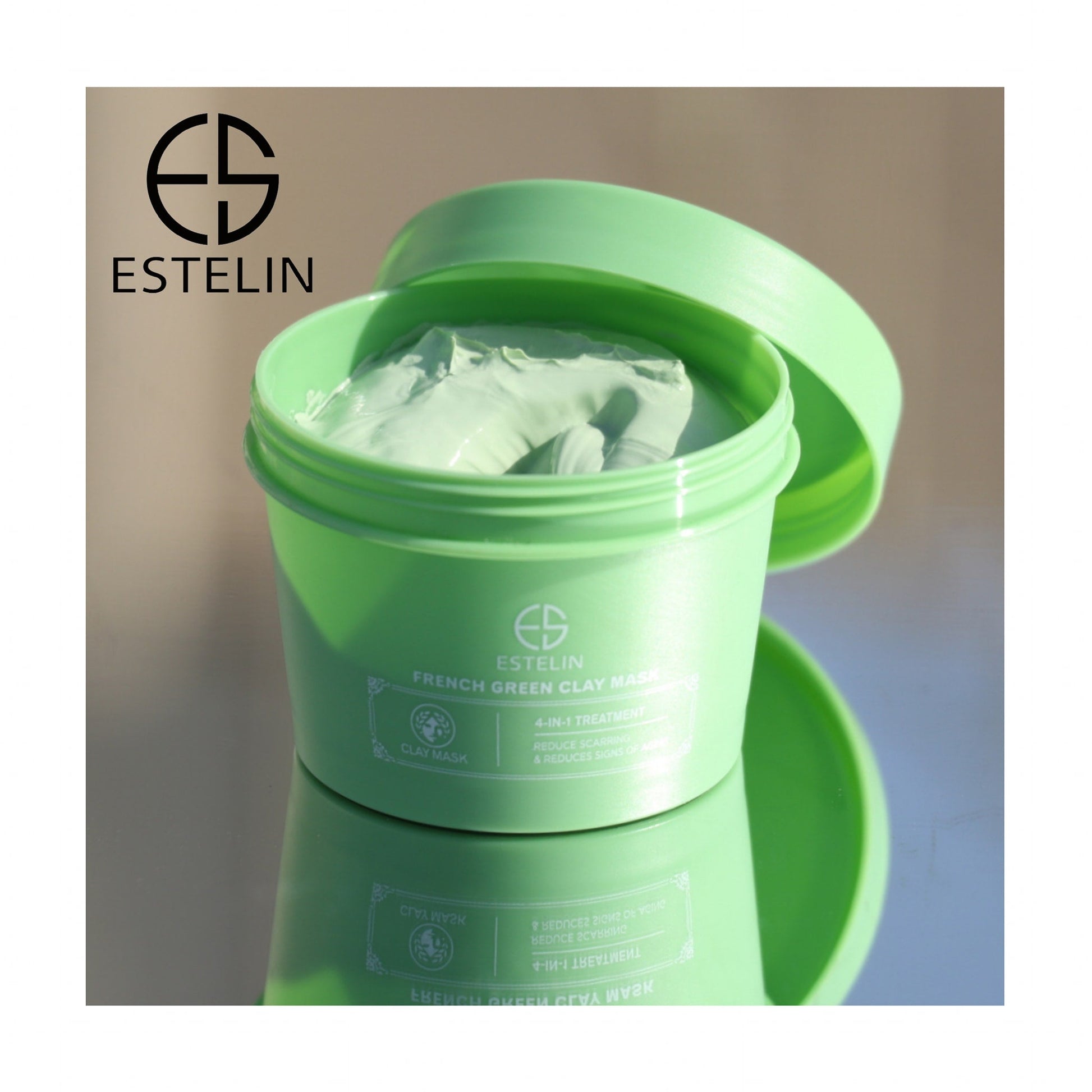 Estelin Green Clay Mask 4 in 1 Treatment - BEAUTY BAR