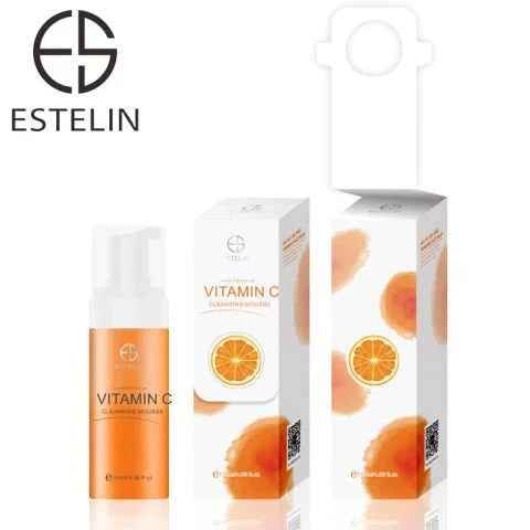 Estelin Makeup Remover Vitamin C Brightening Cleansing Mousse - BEAUTY BAR