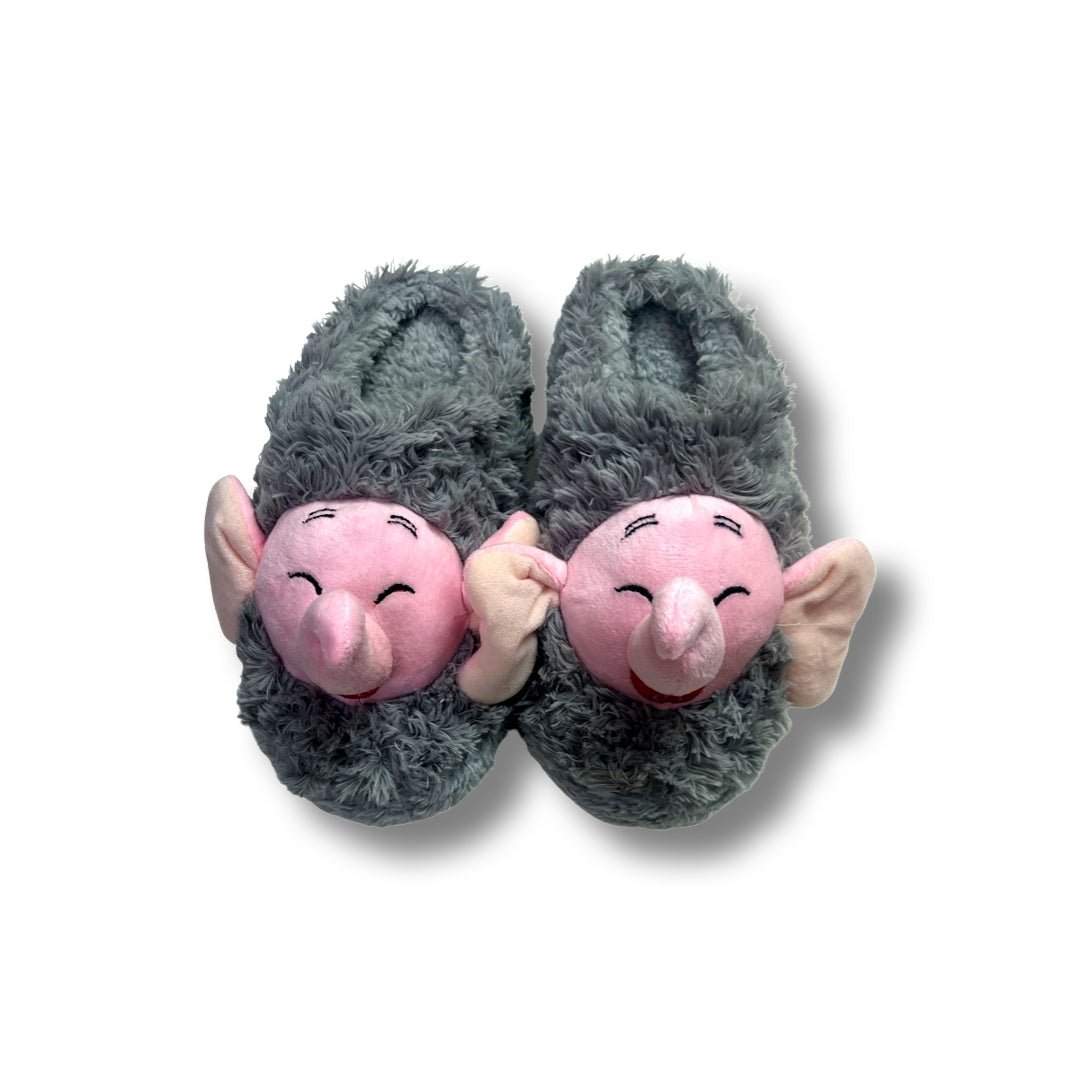 Gray Flavillo Fur Slippers - BEAUTY BAR