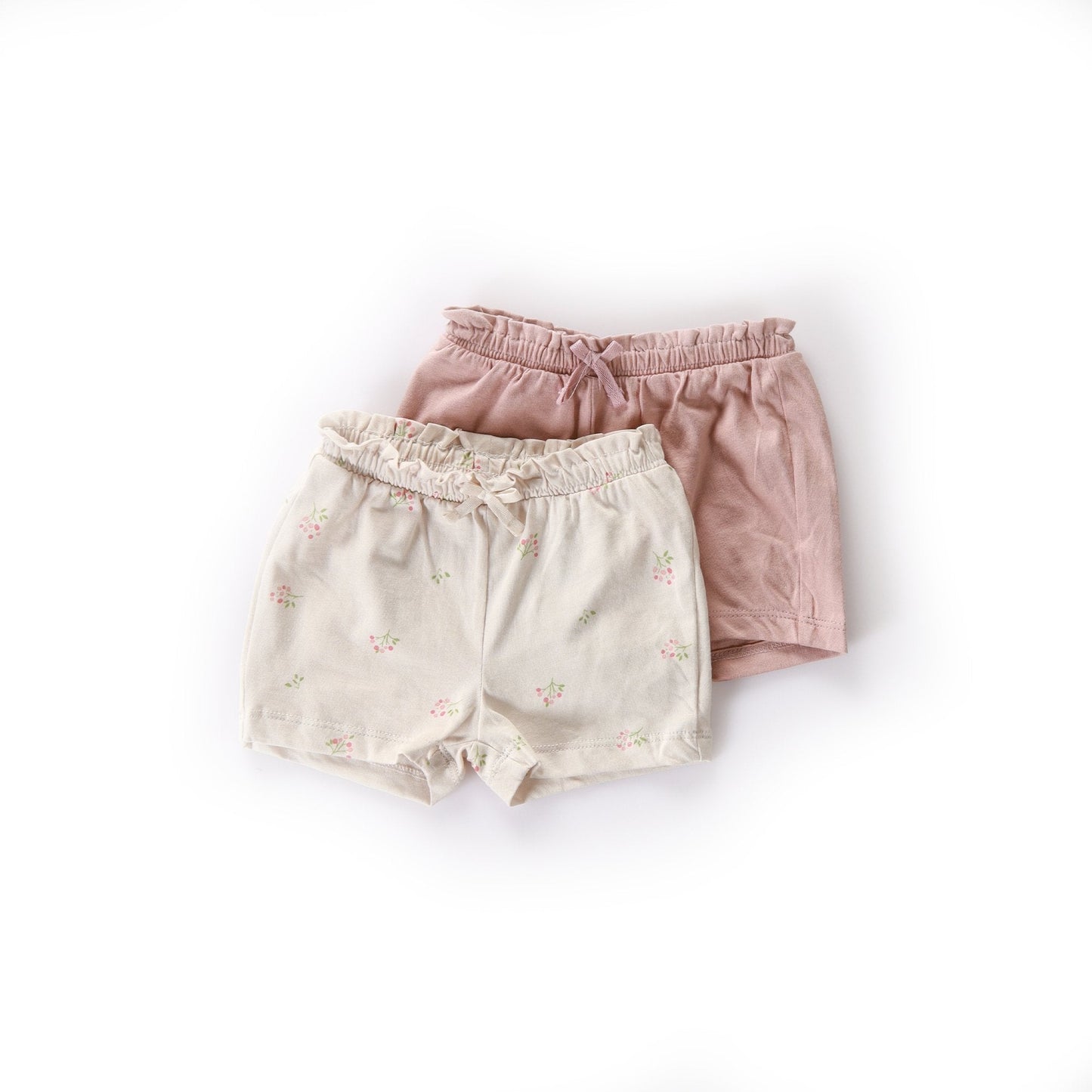 H&M 2-Pack Cotton Shorts Light Pink/Berries - BEAUTY BAR