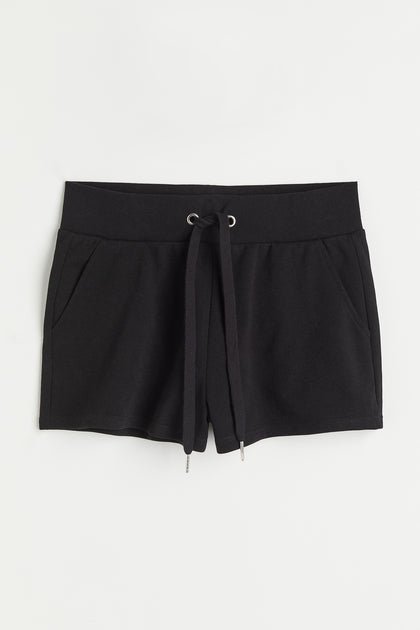 H&M Basics Sweatshorts Black - BEAUTY BAR