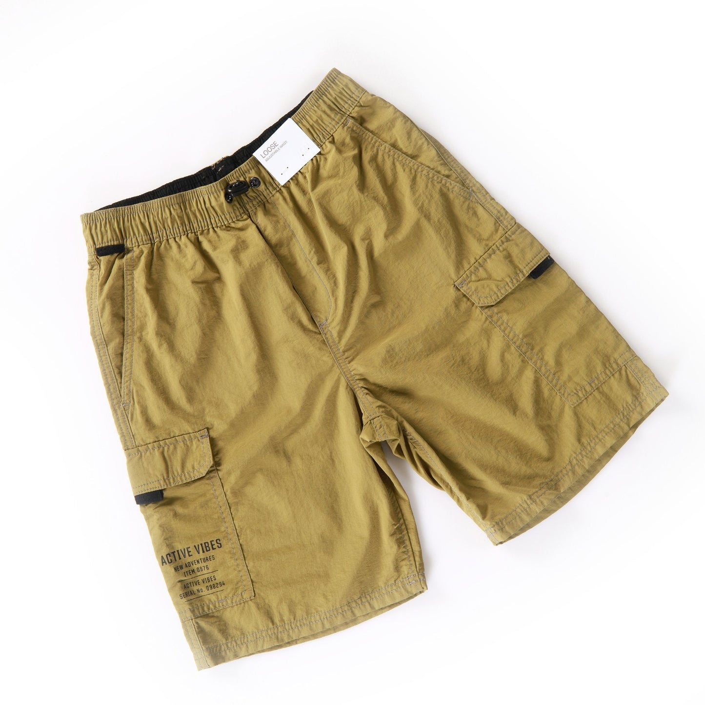 H&M Cargo Shorts Khaki Green - BEAUTY BAR