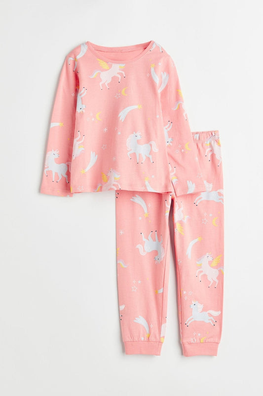 H&M Jersey Pajamas Pink / Unicorns - BEAUTY BAR