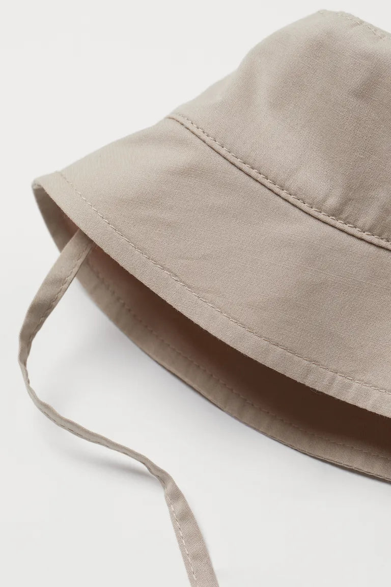 H&M Kids Cotton Sun Hat Light Beige - BEAUTY BAR