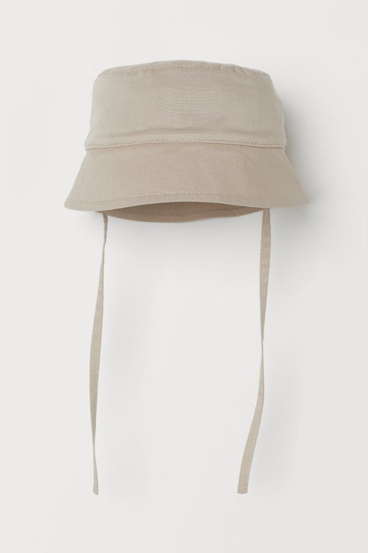 H&M Kids Cotton Sun Hat Light Beige - BEAUTY BAR