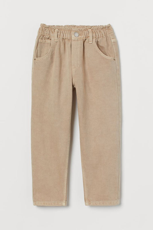 H&M Relaxed Fit Jeans Light Beige - BEAUTY BAR