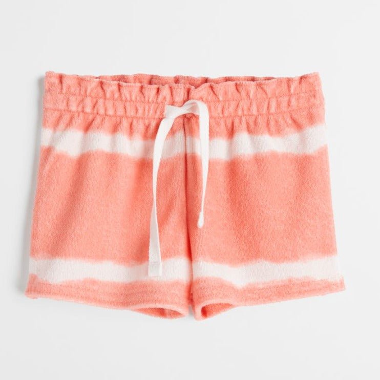 H&M Terry shorts Coral/Patterned - BEAUTY BAR