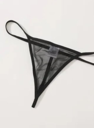 Hot Sexy V-String Mesh Thong String Underwear - BEAUTY BAR