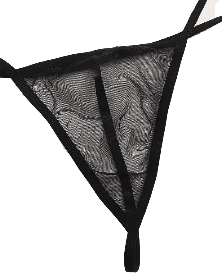 Hot Sexy V-String Mesh Thong String Underwear - BEAUTY BAR