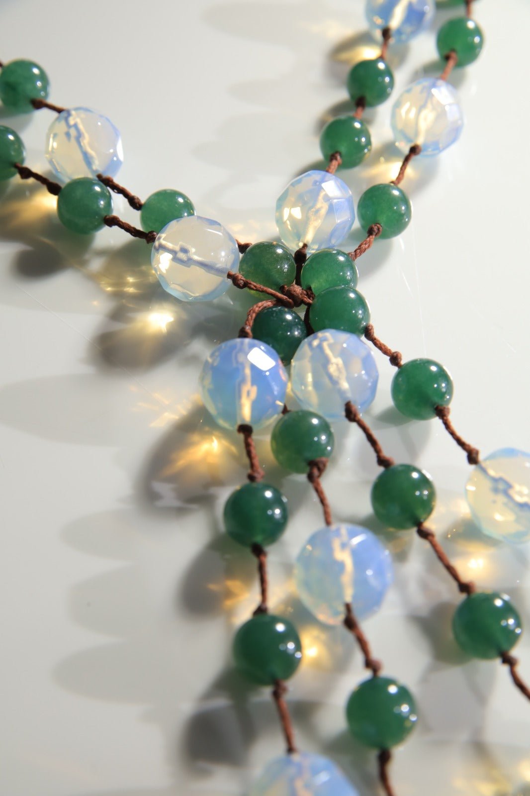 Jade Stone Necklaces - BEAUTY BAR