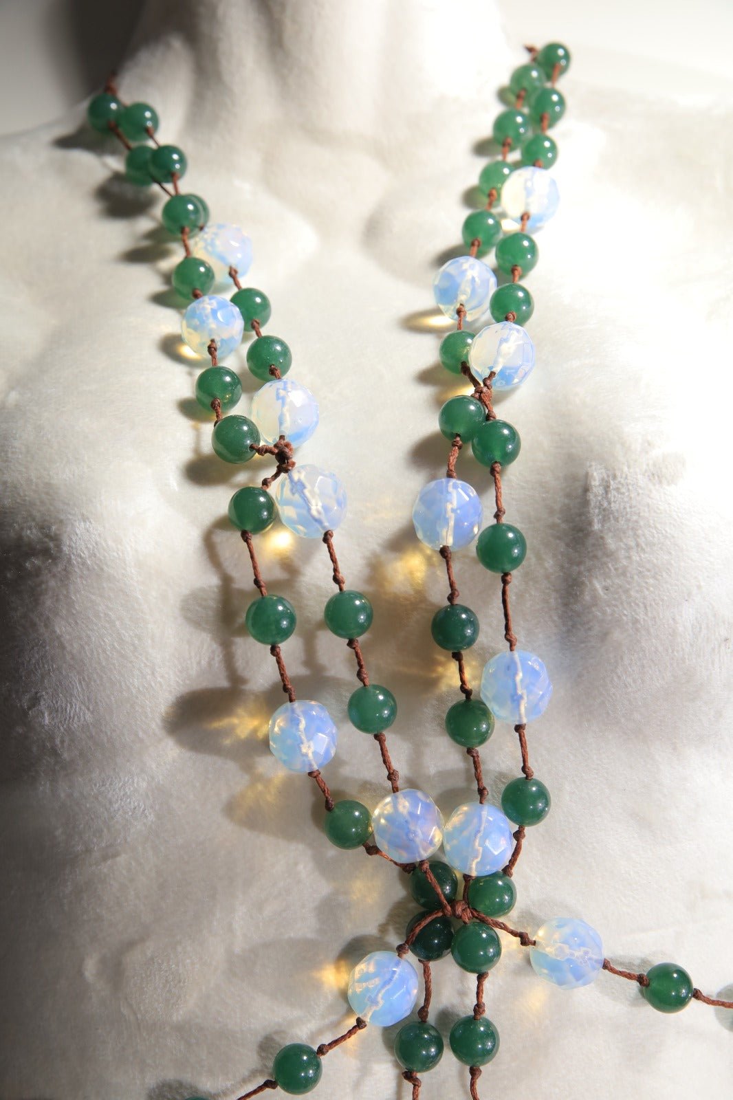 Jade Stone Necklaces - BEAUTY BAR