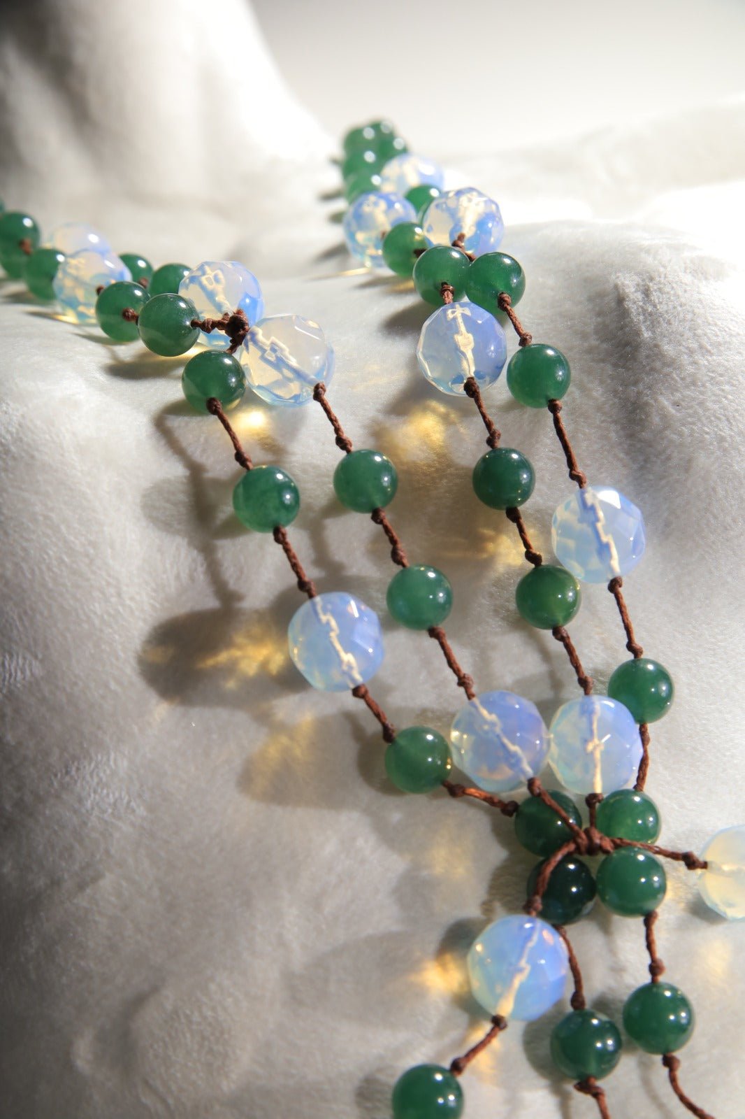 Jade Stone Necklaces - BEAUTY BAR