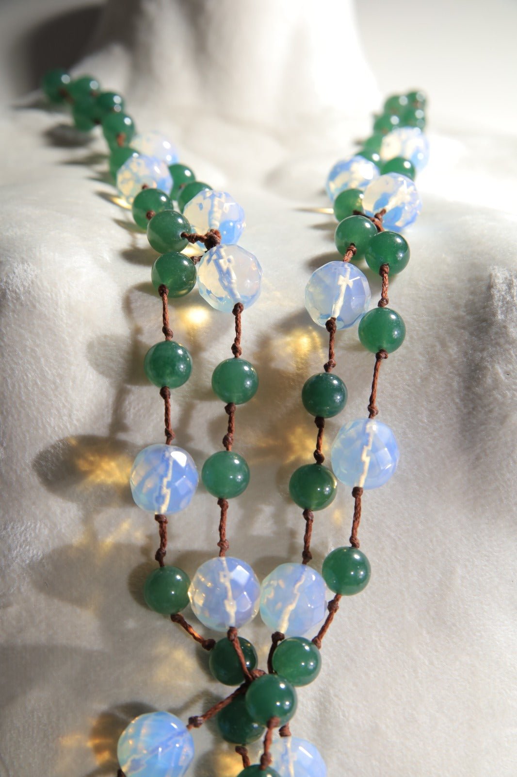 Jade Stone Necklaces - BEAUTY BAR