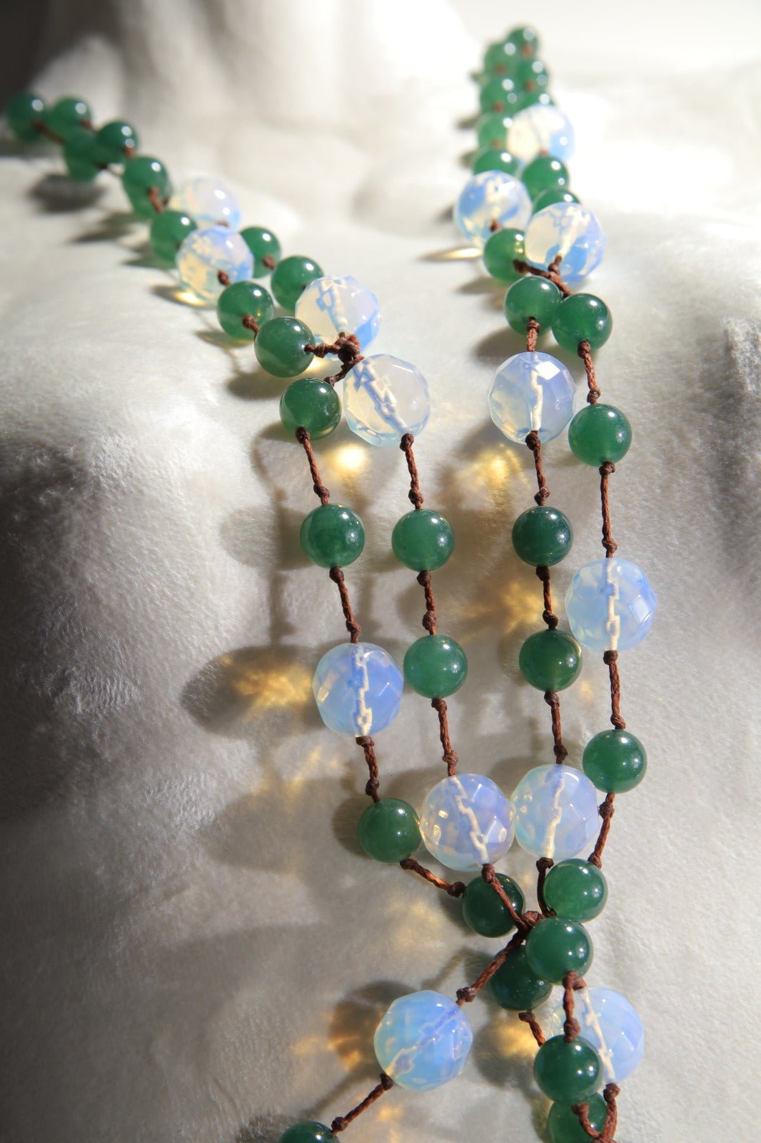 Jade Stone Necklaces - BEAUTY BAR