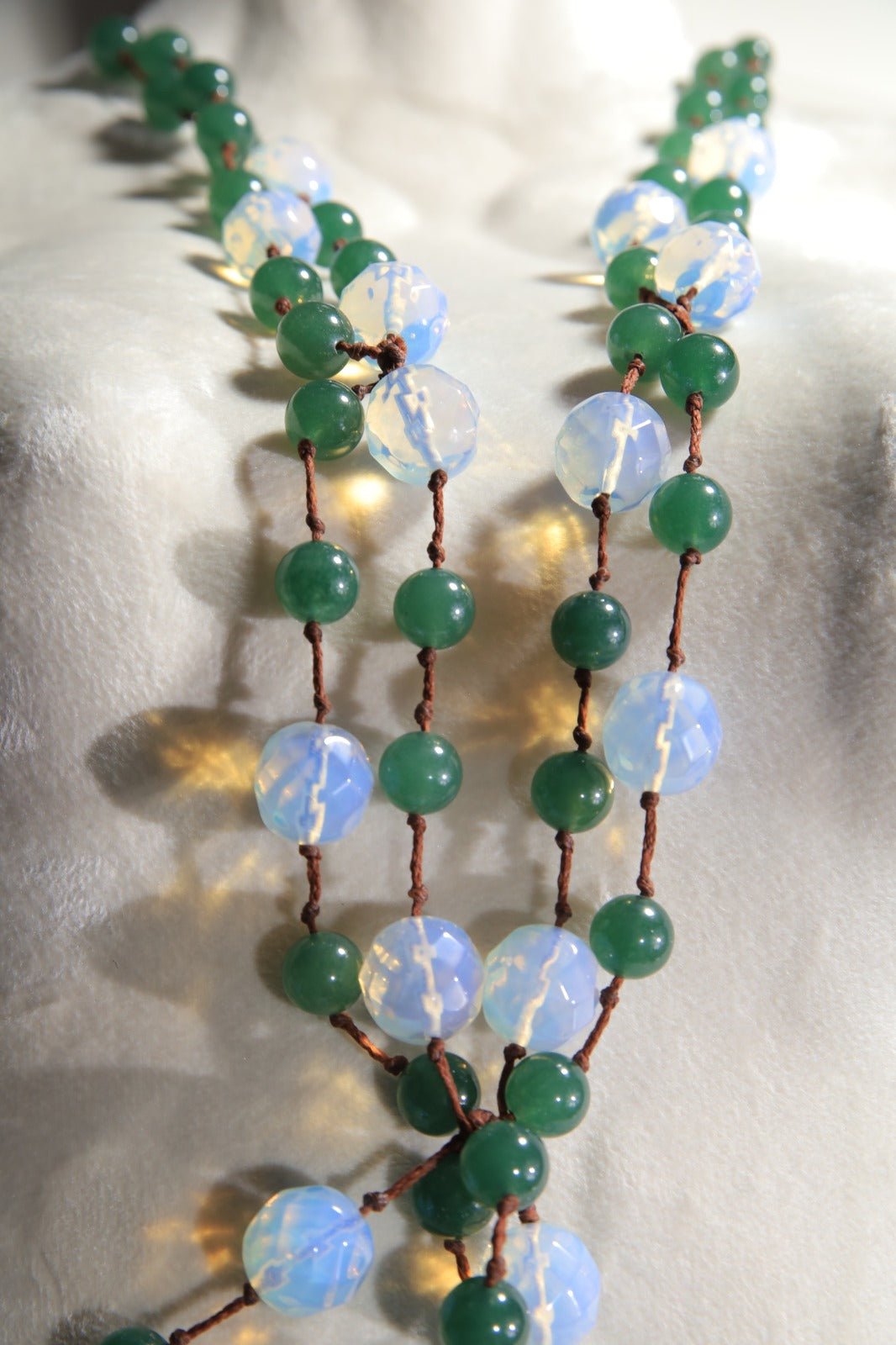 Jade Stone Necklaces - BEAUTY BAR