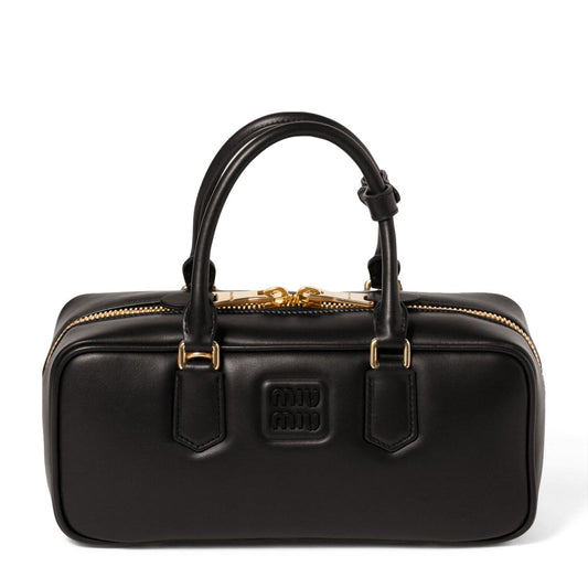 Miu Miu Leather Arcadie Top-Handle Bag