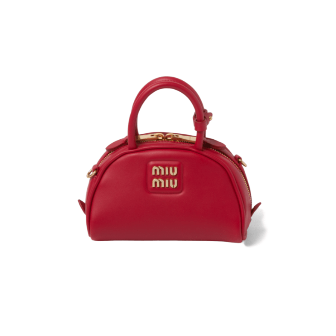 Miu Miu Leather Top Handle Bag – Elegant Handbag