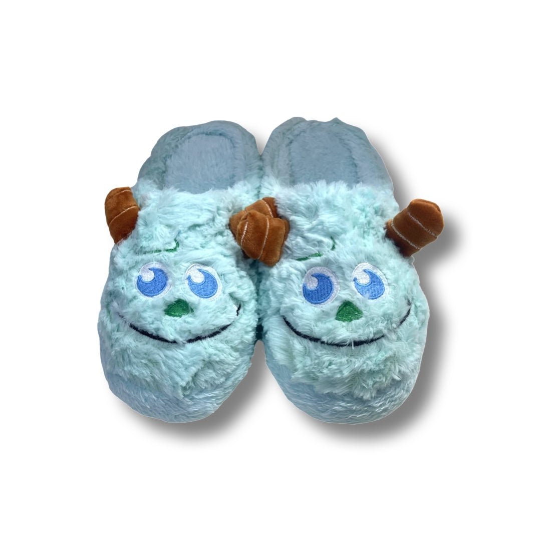 Monster`s Warm Mint Green  Plush Slipper