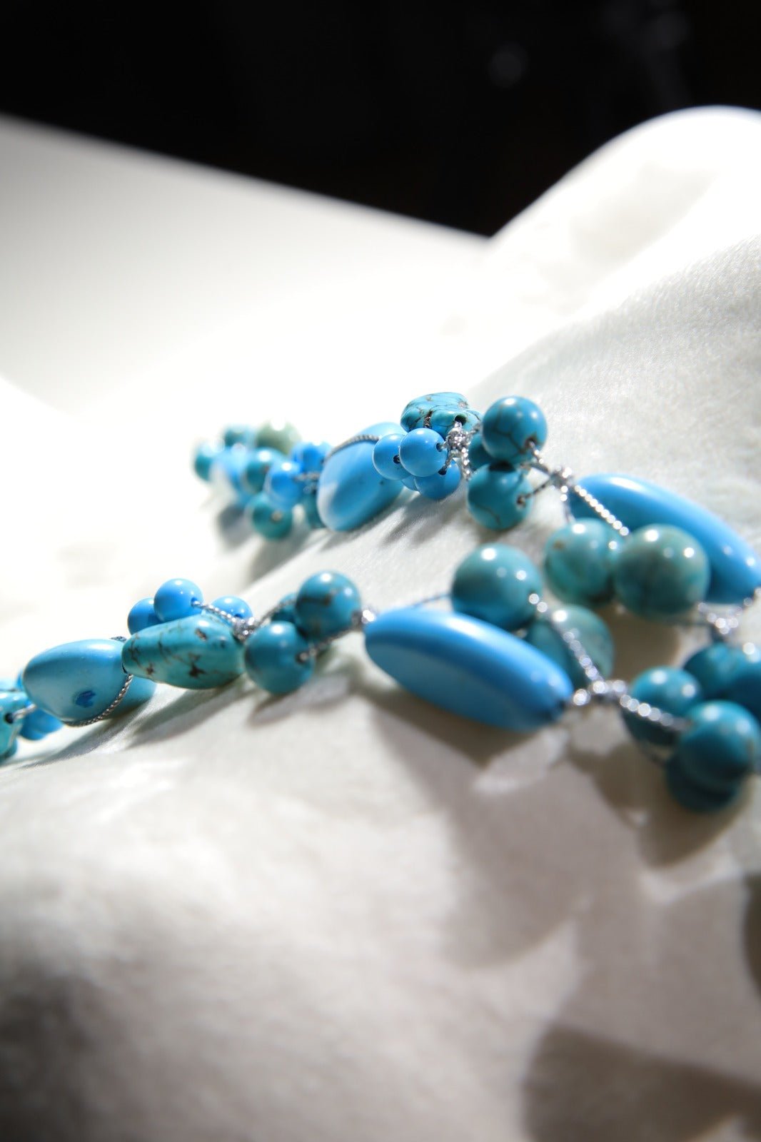 Necklaces Turquoise With Silver Serma - BEAUTY BAR