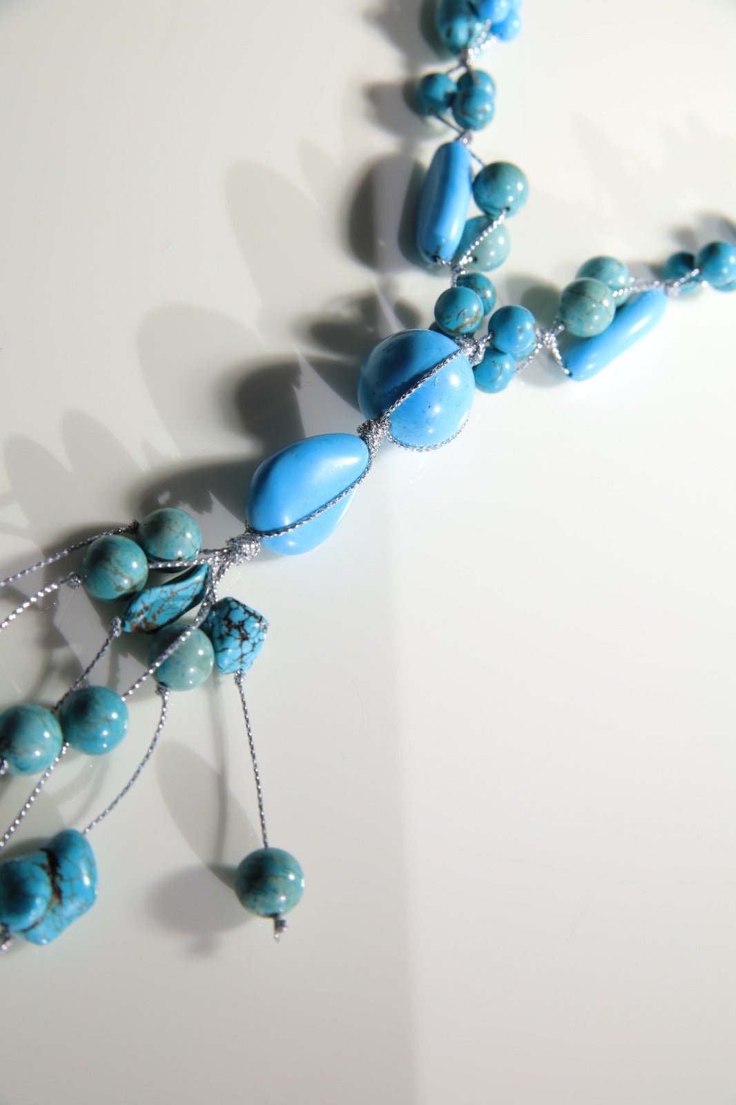 Necklaces Turquoise With Silver Serma - BEAUTY BAR