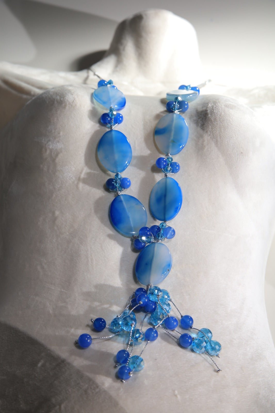 Petroleum blue agate with ceramic - BEAUTY BAR