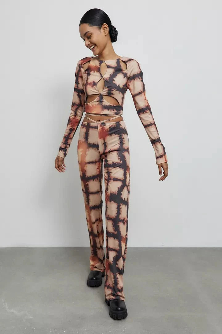 The Illusive Tie-Waist Trouser Pant - BEAUTY BAR