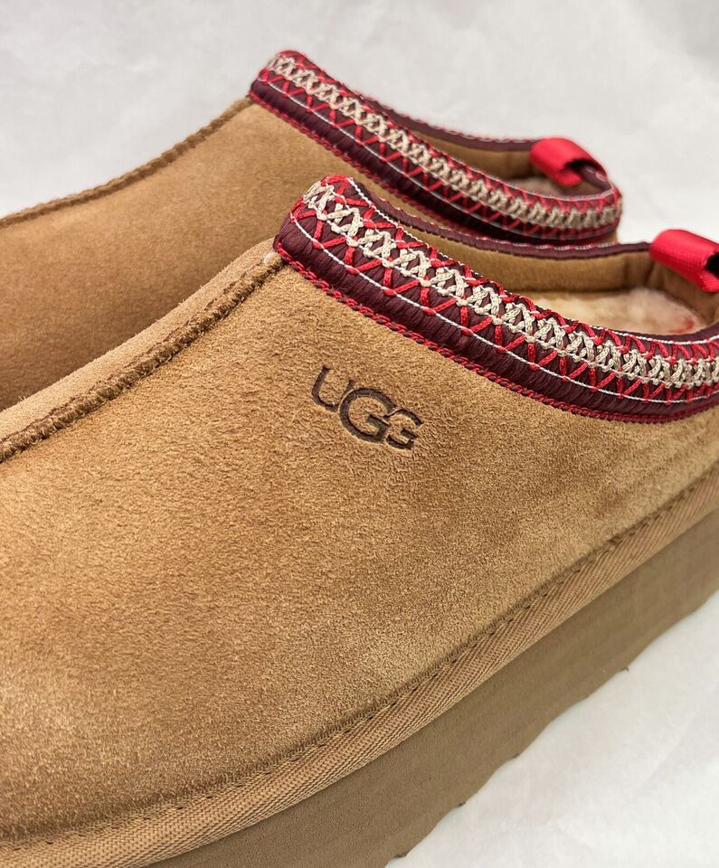 UGG Women's Tazz Platform Slippers In Chestnut